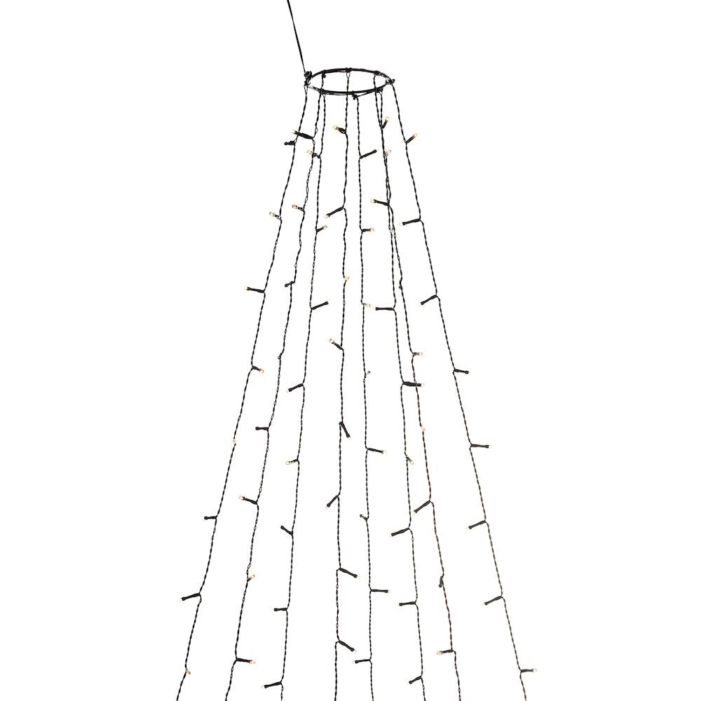Konstsmide LED Baummantel mit Ring Gnosjö Konstsmide