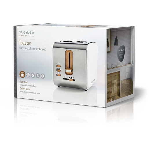 NEDIS 2-Schlitz Toaster KABT510EWT