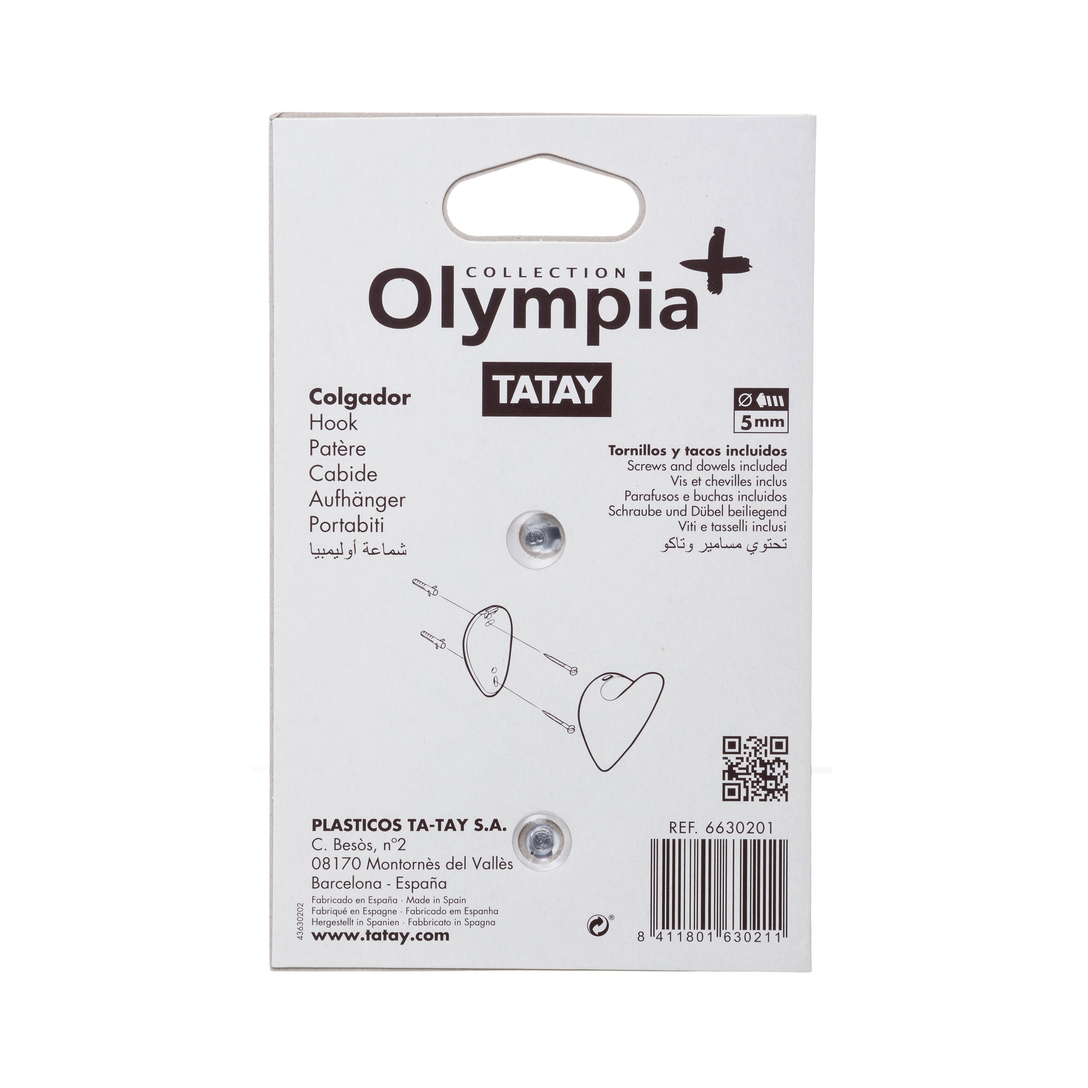 Tatay OLYMPIA Badezimmer Haken Taya